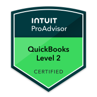 Quickbooks Level 2 Certified